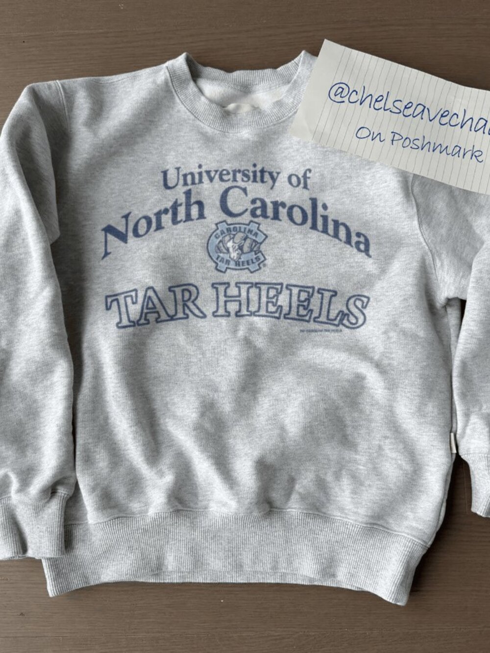 University of North Carolina Crewneck Sweatshirt, North Carolina Tar Heels Shirt